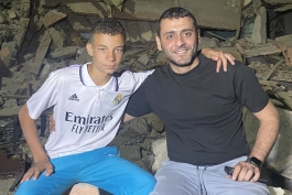 عبدالرحیم پسر مراکشی در زلزله مراکش