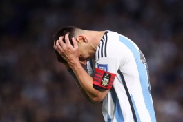 لیونل مسی در بازی آرژانتین و اروگوئه در دور مقدماتی جام جهانی 2026؛ سال 2023
