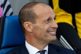 ماسیمیلیانو الگری در جدال یوونتوس و آتالانتا