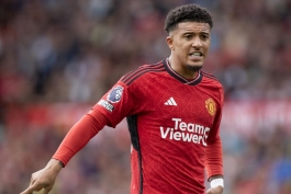 جیدون سانچو در پیروزی ۳-۲ مقابل ناتینگهام فارست در اولدترافورد