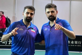 تیم برادران عالمیان از مسابقات تنیس روی میز قطر حذف شد