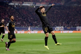 شادی گل براهیم دیاز مقابل لایپزیش در لیگ قهرمانان اروپا