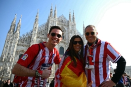 هواداران اتلتیکو مادرید در میلان 