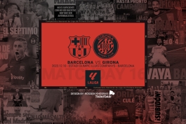 ترکیب رسمی تیم‌های بارسلونا و ژیرونا