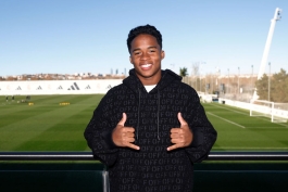 اندریک در تمرینات رئال مادرید