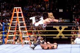 شان مایکلز و ریزور رامون، ستارگان سابق کشتی کج و WWE در رسلمنیای 10