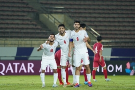 محمد محبی - مهدی طارمی - مهدی قائدی - مهاجمان تیم ملی فوتبال ایران 