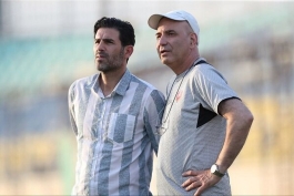 عکس از حسین بادامکی معاون ورزشی پرسپولیس
