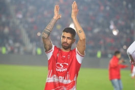 عکس از میلاد سرلک هافبک پرسپولیس
