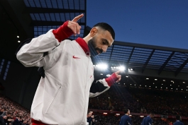 محمد صلاح پیش از بازی لیورپول - اورتون در لیگ برتر انگلیس