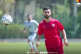 عکس از سینا اسدبیگی هافبک فولاد