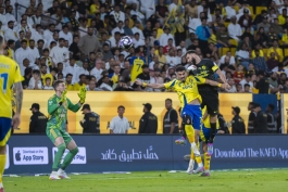 عکس از بازی النصر و الاتحاد عربستان