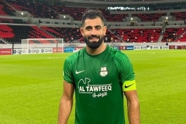محمدحسین کنعانی زادگان در زمان حضور در الاهلی قطر