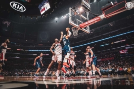 لس انجلس کلیپرز - واشنگتن ویزاردز - staples center - بسکتبال NBA