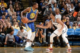 گلدن استیت وریرز - بروکلین نتس - oracle arena - بسکتبال nba