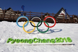 برف - اسکی - المپیک - حلقه های المپیک - کره جنوبی