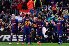 FC Barcelona - La Liga - بارسلونا - لالیگا - Lionel Messi - Ivan Rakitic - Philippe Coutinho - Samuel Umtiti