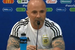 تیم ملی آرژانتین- آلبی سلسته- جام جهانی 2018- نشست خبری