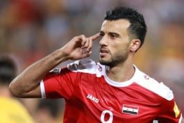 فوتبال جهان-جام ملت های آسیا-مهاجم تیم ملی سوریه
