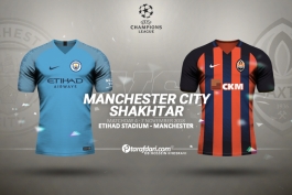 منچسترسیتی و شاختار دونتسک-لیگ قهرمانان اروپا