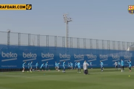 بارسلونا-تمرینات بارسلونا-رئال مادرید-ال کلاسیکو-کوپا دل ری-barcelona-real madrid-copa del rey