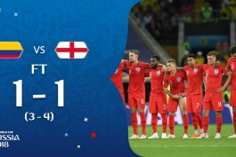 جام جهانی 2018 روسیه-دیدار کلمبیا و انگلیس