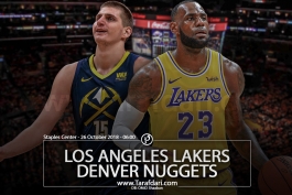 لس آنجلس لیکرز- دنور ناگتس- مسابقات NBA- بسکتبال آمریکا