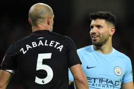 Pablo Zabaleta- Sergio Aguero- وست هم- منچسترسیتی- لیگ برتر انگلیس- انگلیس