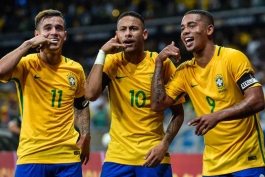 Neymar- Coutinho - Jesus - پرتغال