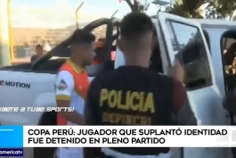 دستگیری بازیکن در بازی لیگ پرو-کوپا پرو