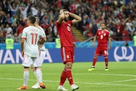مهاجم تیم ملی فوتبال ایران-جام جهانی 2018 روسیه-ایران-اسپانیا