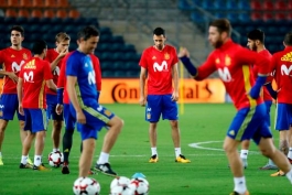 تمرینات اسپانیا-جام جهانی 2018