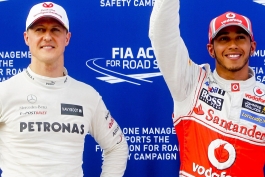 فرمول یک - لوییس همیلتون - مایکل شوماخر - Lewis Hamilton - Michael Schumacher