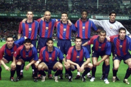 عکس تیمی بارسلونا - بارسلونای 2001/2002