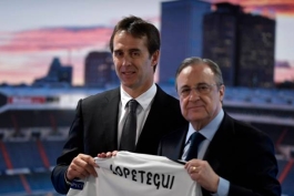 Julen Lopetegui-Florentino Pérez-رئيس-سرمربی-رئال مادرید