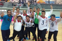 گلبال-تیم ملی گلبال مردان ایران-بازی های پارا آسیایی جاکارتا