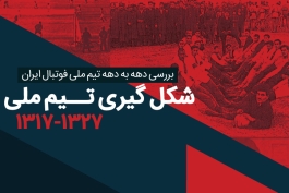 تاریخچه تیم ملی فوتبال ایران (1): شکل‌گیری تیم ملی