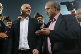 رییس فیفا-رییس فدراسیون فوتبال ایران-فیفا-ایران-FIFA
