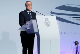 رئال مادرید-هیئت مدیره رئال-کنفرانس مطبوعاتی پرز-مدیر عامل رئال-سانتیاگو برنابئو