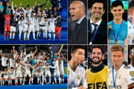 رئال مادرید - لالیگا- سولاری - رفتن زیدان - لوکا مودریچ - رفتن کریستیانو رونالدو - دروازه بان بلژیکی رئال مادرید- Real Madrid - From Zidane to Solari - A Madrid without a Christian - Flag for Bale 