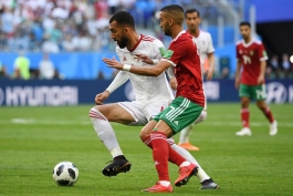 جام جهانی 2018 - تیم ملی فوتبال ایران - تیم ملی فوتبال مراکش