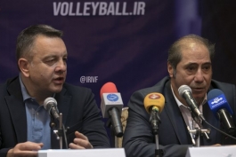 ورزش ایران-والیبال-نشست خبری سرمربی تیم ملی والیبال ایران