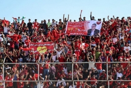 فوتبال ایران-شهر جم-هواداران پرسپولیس