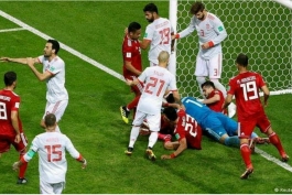 فوتبال جهان-جام جهانی 2018-بازی ایران و اسپانیا