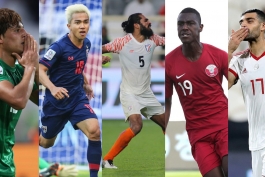 فوتبال جهان-جام ملت های آسیا-بازیکنان برتر