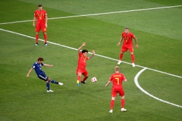 جام جهانی 2018 روسیه - بلژیک - ژاپن - هواسکورد
