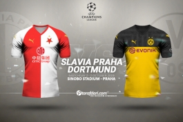 لیگ قهرمانان اروپا 2019/20 - پیش بازی - اسلاویا پراک - بروسیا دورتموند