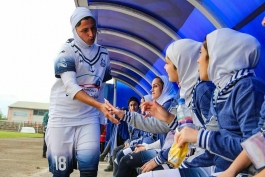 گزارش تصویری لیگ برتر فوتبال بانوان؛ ملوان انزلی ۶-۰ آذرخش تهران - women's football