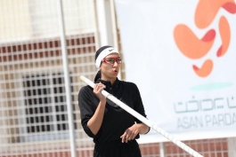 مهسا میرزاطبیبی دختر رکورد دار پرش با نیزه ایران و اولین حضور آسیایی در قطر