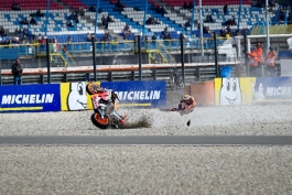 موتوجی‌پی – مسابقات موتورسواری – هوندا – خورخه لورنزو - موتوجی‌پی هلند - تصادف موتور - گرندپری هلند